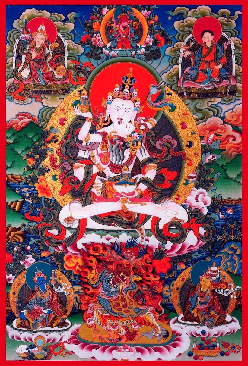 Guru Tsokye Tuktik thangka
